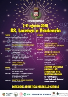 Festa di San Lorenzo e San Prudenzio, cinque serate di musica, spettacoli e tradizione